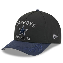 Dallas Cowboys New Era 2025 NFL Draft 39THIRTY Flex Hat - Black/Navy on sale