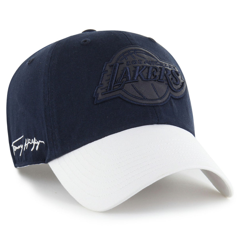 Los Angeles Lakers '47 x Tommy Hilfiger Courtside Cleanup Adjustable Hat - Navy/White cheap