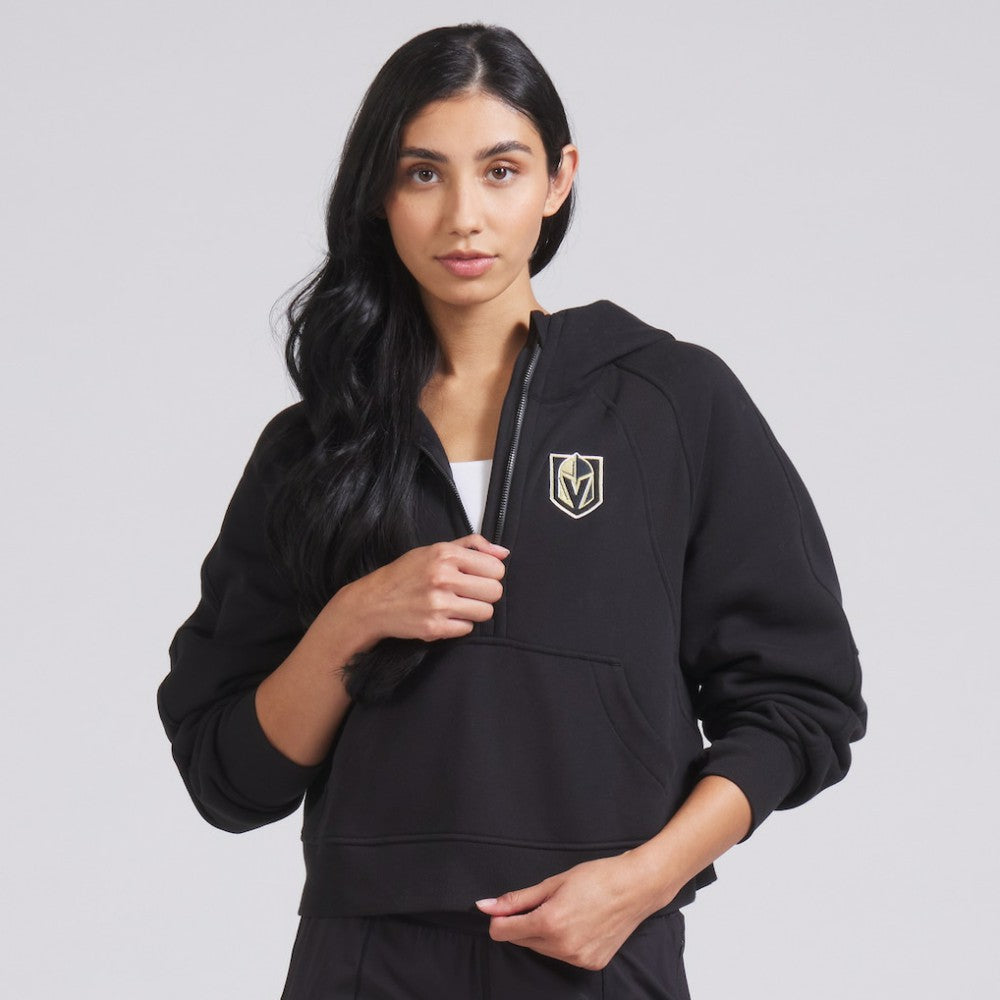 Vegas Golden Knights lululemon Women's Scuba Oversized Half-Zip Hoodie - Black Hoodies