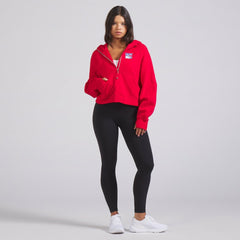 New York Rangers lululemon Women's Scuba Oversized Half-Zip Hoodie - True Red Hoodies