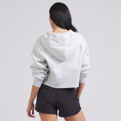 Vegas Golden Knights lululemon Women's Scuba Oversized Half-Zip Hoodie - Heathered Core Ultra Light Grey Hoodies
