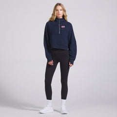 Montreal Canadiens lululemon Women's Scuba Oversized Half-Zip Hoodie - True Navy Hoodies