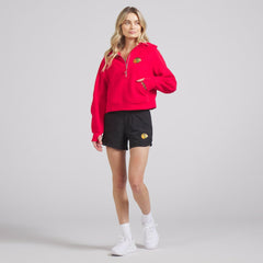 Chicago Blackhawks lululemon Women's Scuba Oversized Half-Zip Hoodie - True Red Hoodies