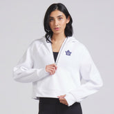 Toronto Maple Leafs lululemon Women's Scuba Oversized Half-Zip Hoodie - White Hoodies