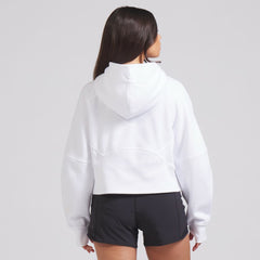 Edmonton Oilers lululemon Women's Scuba Oversized Half-Zip Hoodie - White Hoodies