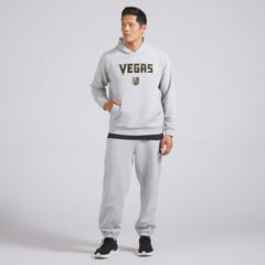 Vegas Golden Knights lululemon Steady State Pullover Hoodie - Heathered Silver Drop Hoodies