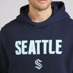 Seattle Kraken lululemon Steady State Pullover Hoodie - True Navy Hoodies
