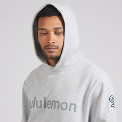 Seattle Kraken lululemon Steady State Pullover Hoodie - Heathered Silver Drop Hoodies