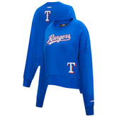 Texas Rangers Pro Standard Women's Game Day Classics Crewneck Pullover Sweatshirt Royal