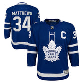 Auston Matthews Toronto Maple Leafs Youth Home Premier Player Jersey - Blue Jerseys