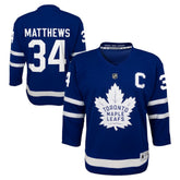 Auston Matthews Toronto Maple Leafs Youth Home Replica Player Jersey - Blue Jerseys