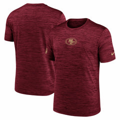 San Francisco 49ers Big & Tall Sideline Velocity Performance T-Shirt - Scarlet outlet