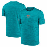 Miami Dolphins Big & Tall Sideline Velocity Performance T-Shirt - Aqua for sale