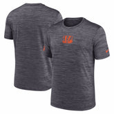Cincinnati Bengals Big & Tall Sideline Velocity Performance T-Shirt - Black discount