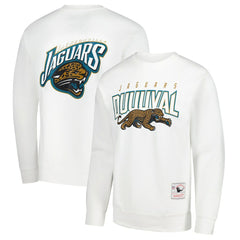 Jacksonville Jaguars Duval Classic Logos Pullover Sweatshirt - White cheap