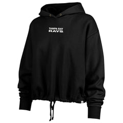 Tampa Bay Rays Women's City Connect Venice Cropped Pullover Hoodie Black