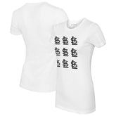 St. Louis Cardinals Tiny Turnip Women's Logo Grid T-Shirt White