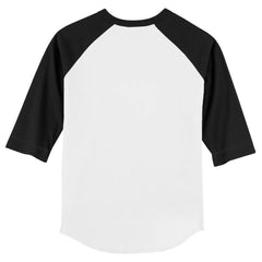 San Diego Padres Tiny Turnip Youth Logo Grid Raglan 3/4-Sleeve T-Shirt White/Black