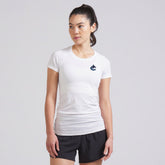 Vancouver Canucks lululemon Women's Swiftly Tech Short-Sleeve Shirt 2.0 - White