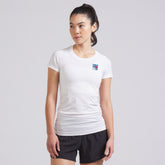New York Rangers lululemon Women's Swiftly Tech Short-Sleeve Shirt 2.0 - White