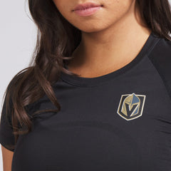 Vegas Golden Knights lululemon Women's Swiftly Tech Short-Sleeve Shirt 2.0 - Black
