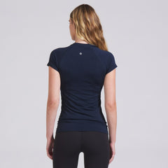 Montreal Canadiens lululemon Women's Swiftly Tech Short-Sleeve Shirt 2.0 - True Navy