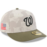 Washington Nationals 2025 Armed Forces Day 59FIFTY Fitted Hat Light Beige/Olive