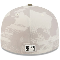 San Francisco Giants 2025 Armed Forces Day 59FIFTY Fitted Hat Light Beige/Olive