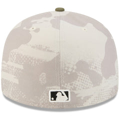 Kansas City Royals 2025 Armed Forces Day 59FIFTY Fitted Hat Light Beige/Olive