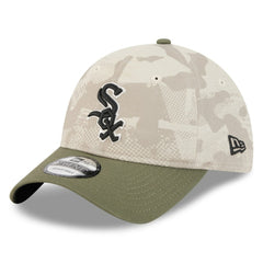 Chicago White Sox 2025 Armed Forces Day 9TWENTY Adjustable Hat Light Beige/Olive
