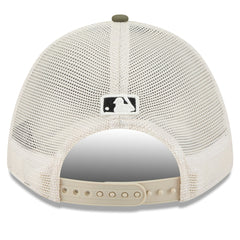 Miami Marlins 2025 Armed Forces Day 9FORTY M-Crown A-Frame Adjustable Hat Light Beige/Olive