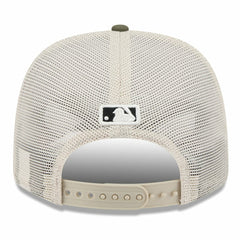Houston Astros 2025 Armed Forces Day 9SEVENTY Stretch-Snap Hat Light Beige/Olive