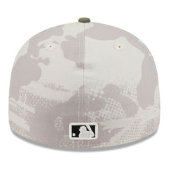 Baltimore Orioles 2025 Armed Forces Day Low Profile 59FIFTY Fitted Hat Light Beige/Olive
