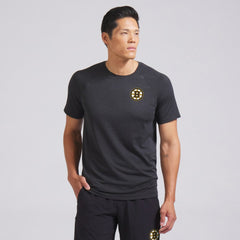 Boston Bruins lululemon Metal Vent Tech Short-Sleeve Shirt - Graphite Grey