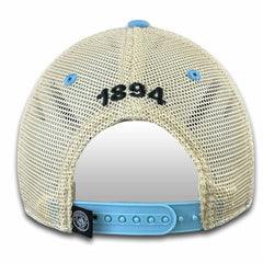 Manchester City 1863FC Retro Tea Washed Vintage Trucker Adjustable Hat - Sky Blue cheap