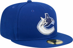 Vancouver Canucks New Era Core 59FIFTY Fitted Hat - Blue Hats