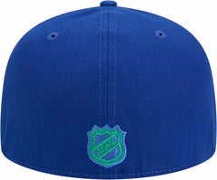 Vancouver Canucks New Era Core 59FIFTY Fitted Hat - Blue Hats
