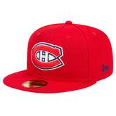 Montreal Canadiens New Era Core 59FIFTY Fitted Hat - Red Hats