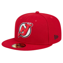 New Jersey Devils New Era Core 59FIFTY Fitted Hat - Red Jerseys