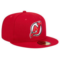 New Jersey Devils New Era Core 59FIFTY Fitted Hat - Red Jerseys