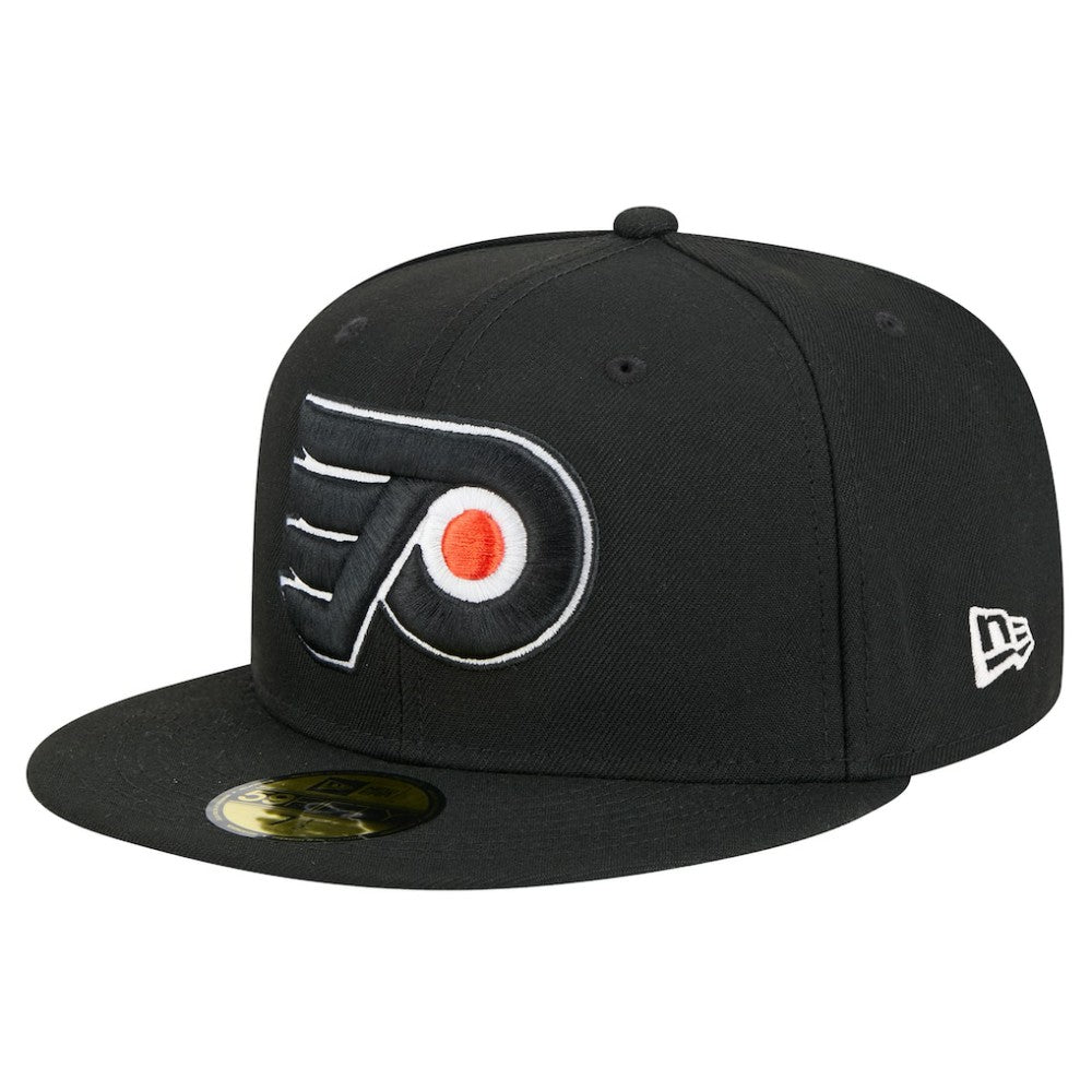 Philadelphia Flyers New Era Core 59FIFTY Fitted Hat - Black Hats