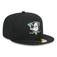 Anaheim Ducks New Era Core 59FIFTY Fitted Hat - Black Hats