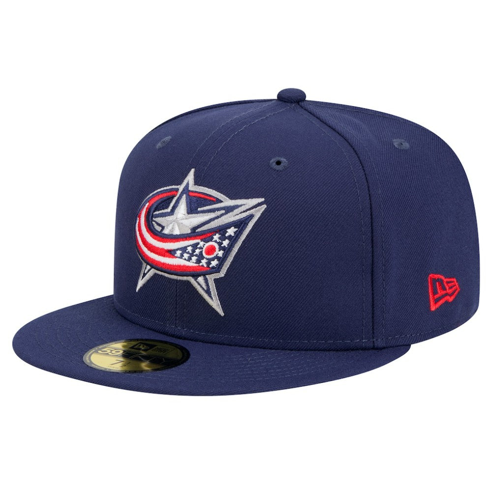 Columbus Blue Jackets New Era Core 59FIFTY Fitted Hat - Navy Hats