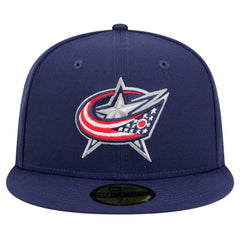 Columbus Blue Jackets New Era Core 59FIFTY Fitted Hat - Navy Hats