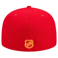 Calgary Flames New Era Core 59FIFTY Fitted Hat - Red Hats