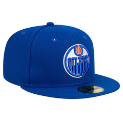 Edmonton Oilers New Era Core 59FIFTY Fitted Hat - Royal Hats