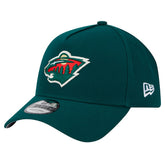 Minnesota Wild New Era Core A-Frame 9FORTY Adjustable Hat - Green Hats