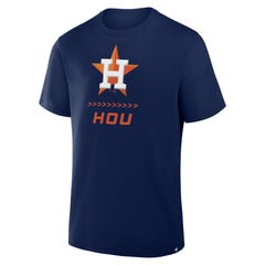 Houston Astros Clubhouse Legacy Side Swipe T-Shirt Navy