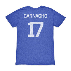 Alejandro Garnacho Argentina National Team 1863FC Player Vintage Tri-Blend T-Shirt - Blue online