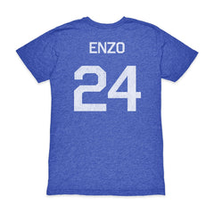 Enzo Fernández Argentina National Team 1863FC Player Vintage Tri-Blend T-Shirt - Blue outlet